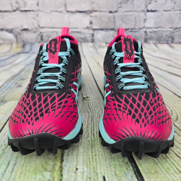 Asics Gel-Fuji Runnegade 2 Women's 8 Pink Black Trail Running Shoes OCR Sneakers - Picture 4 of 11